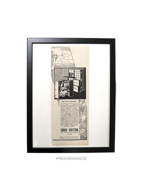 Louis Vuitton Louis Vuitton Antique Vintage Newsprint Ad - Wardrobe II