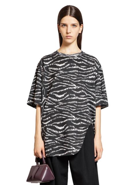 THE ATTICO Zebra-Print-T-Shirt