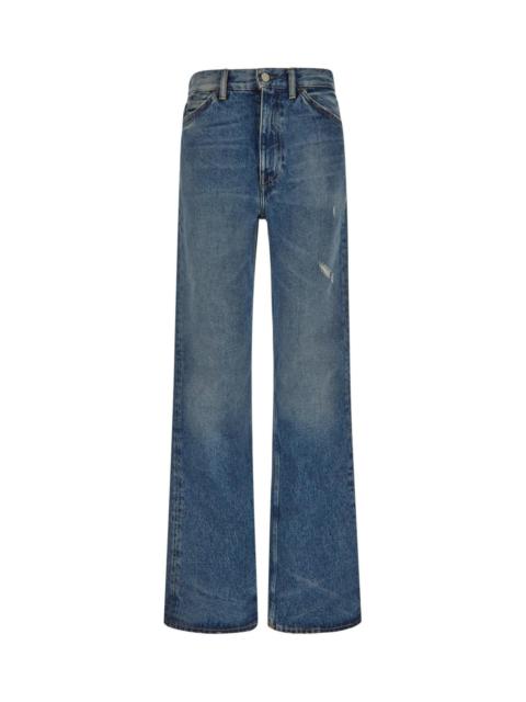 Distressed Mid-rise Jeans