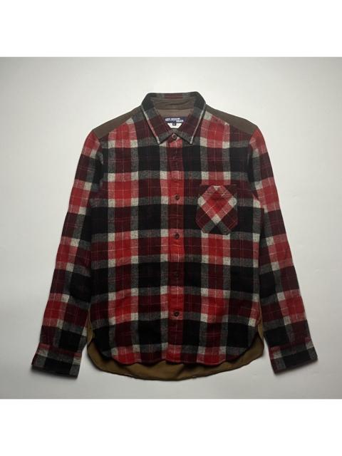 Junya Watanabe MAN Junya Watanabe MAN Red Plaid Flannel Shirt