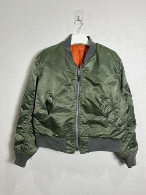 Other Designers Vintage Jacket Flyers itermediate MA-1 Riversible Distressed