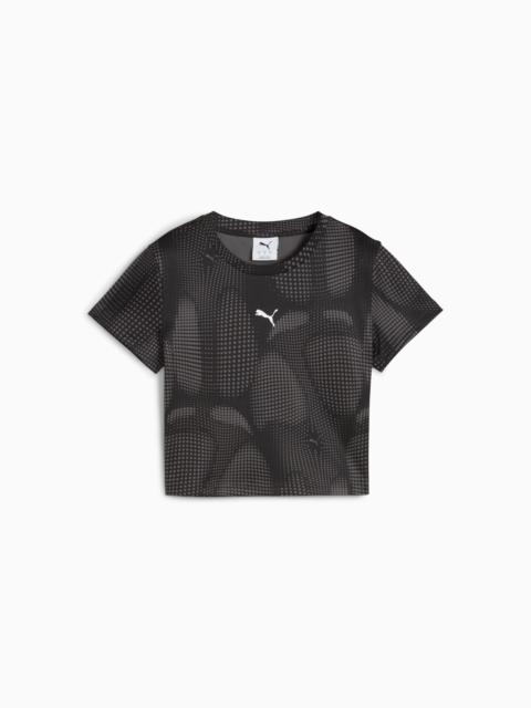 PUMA DARE TO All Over Print Baby Tee Women