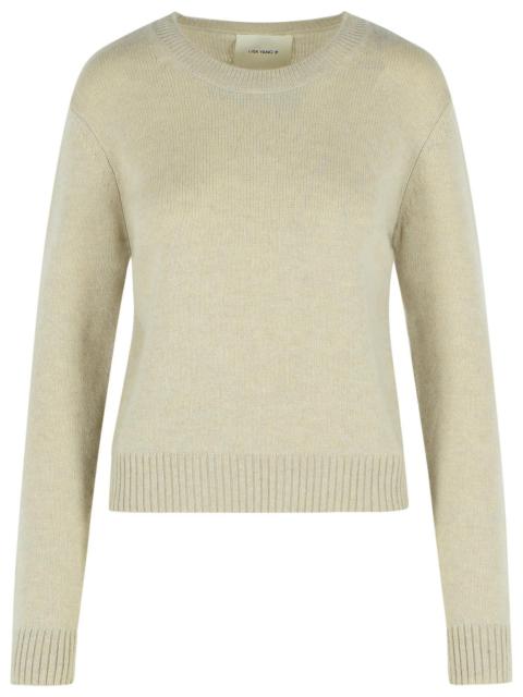 LISA YANG Lisa Yang 'Mable' Oyster Cashmere Sweater Women