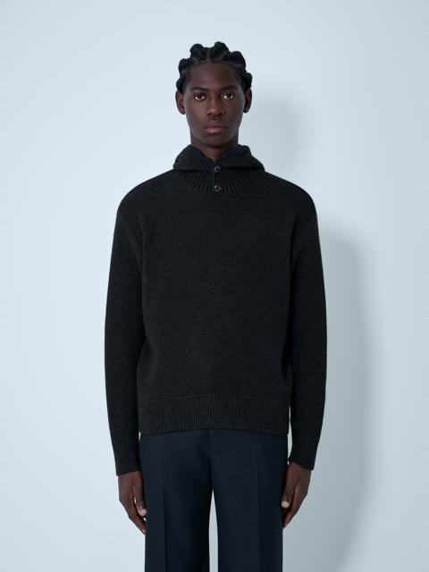Lemaire Knitted Hooded Sweatshirt