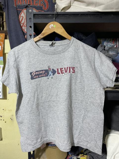 Vintage levis crop top tshirt