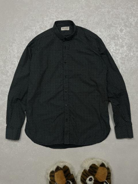SAINT LAURENT Rare Hedi Slimane Saint Lauren Paris Dollar Sign Dot Shirt