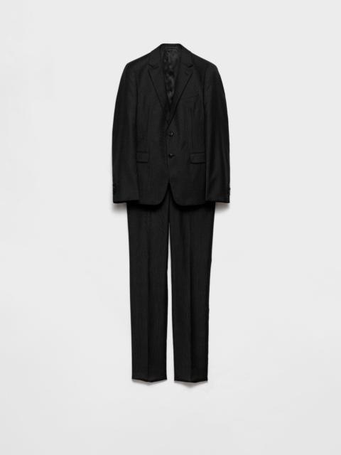 Prada Single-breasted wool and cashmere suit