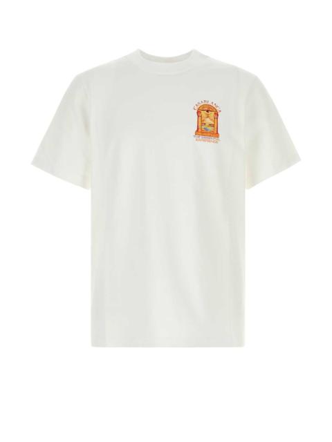 CASABLANCA Casablanca Men White Cotton T-Shirt