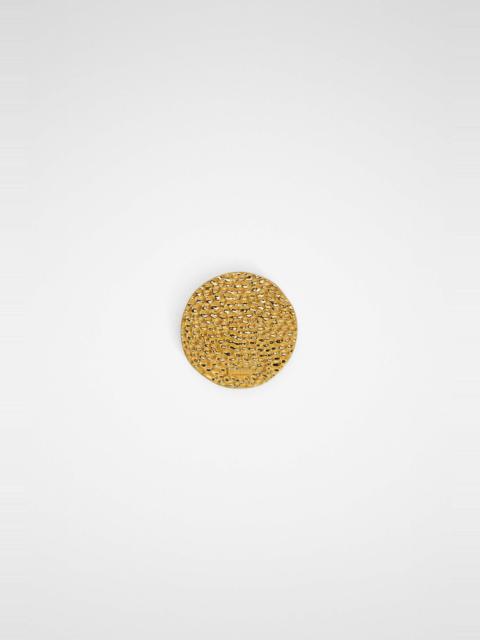 Jil Sander Cannolo Pin Large