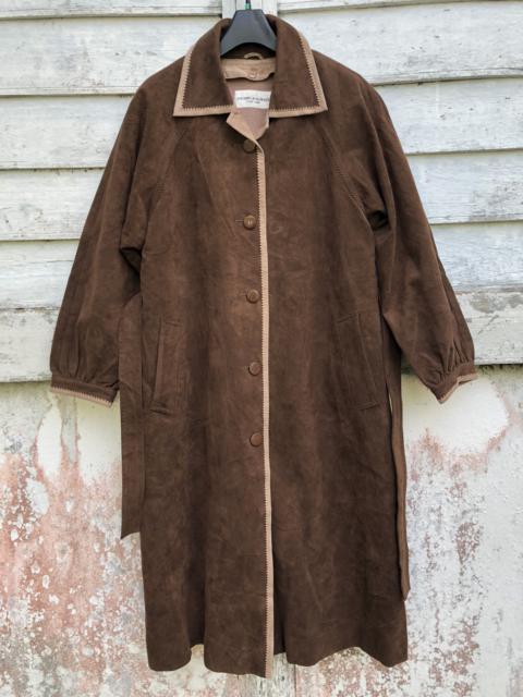 Other Designers Tokyo - Vintage Pierre Balmain Tokyo Paris Belted Soft Leather Coat