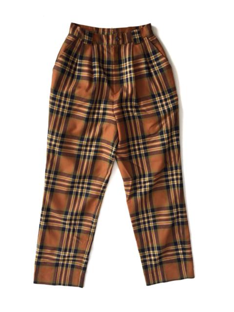 Other Designers Vintage - Vintage New Wool Checkered Plaid Trousers Pants