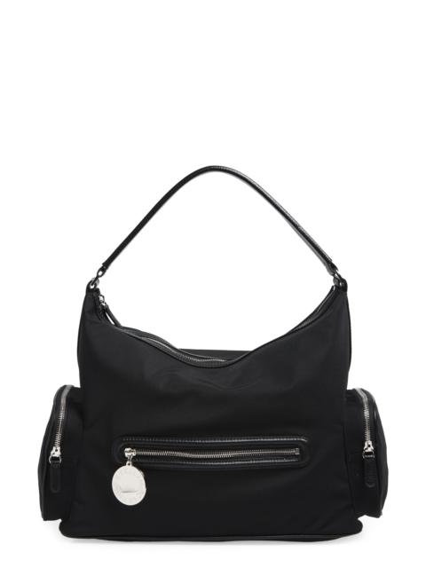 Stella McCartney Stella McCartney Dartmoor Nylon Shoulder Bag in Ultra Black at Nordstrom