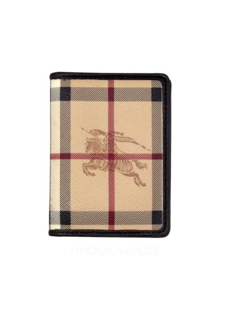 Burberry Burberry Pocket Organizer Wallet - Haymarket Check Black