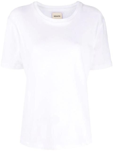 cotton logo-appliqué T-shirt
