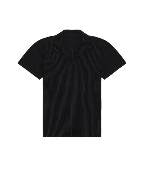 ISSEY MIYAKE Homme Plisse Issey Miyak Pleated Polo