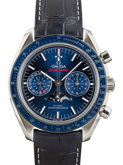 OMEGA Omega Speedmaster Moonphase Blue Index Dial
