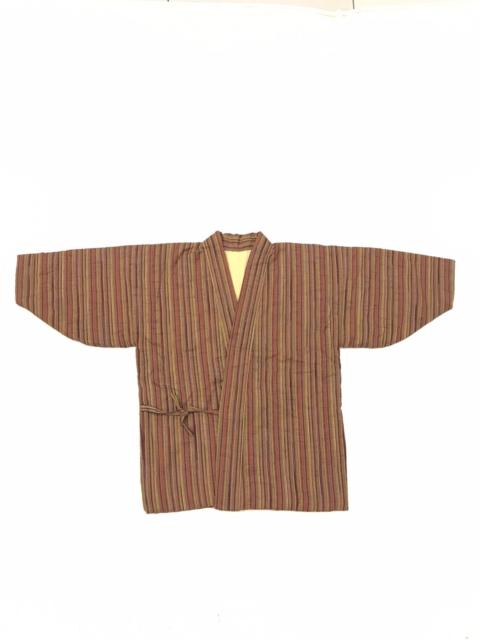 Other Designers Japanese Brand - VINTAGE JAPANESE SHORT KIMONO STRIPED PATTERN