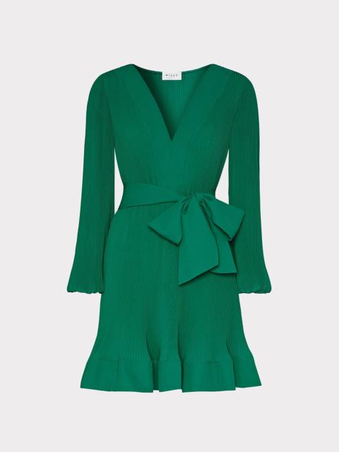 MILLY Liv Pleated Dress