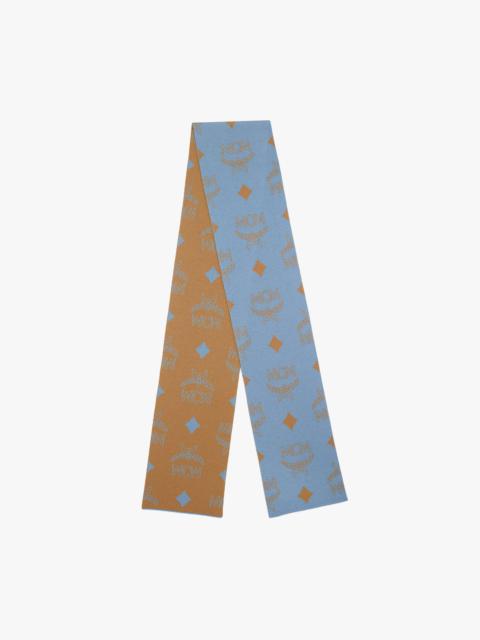 MCM Reversible Monogram Jacquard Wool Stole