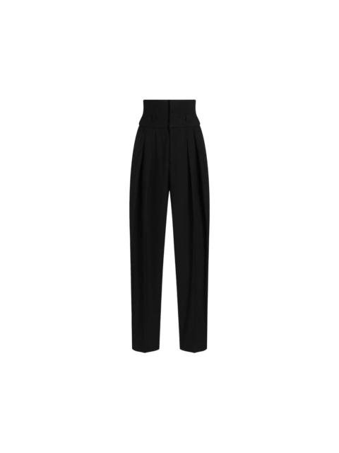 Dolce & Gabbana Dolce & Gabbana Black Trousers - High-Waisted Trousers Women