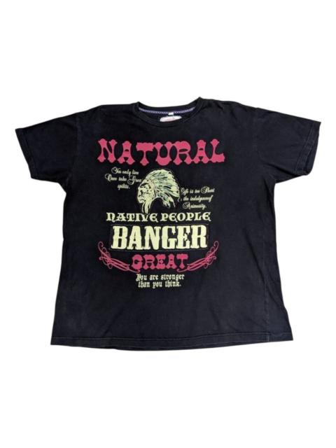 Other Designers NATIVE EMBROIDERED STRANGE HEAVEN SHIRT JAPANESE BRAND SHIRT