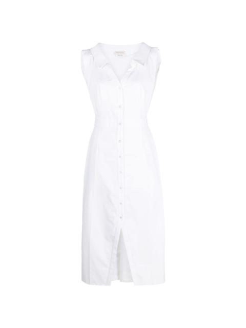 Alexander McQueen V-neck sleeveless dress