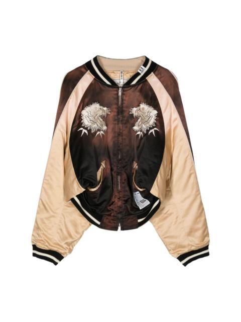 Souvenir cropped bomber jacket