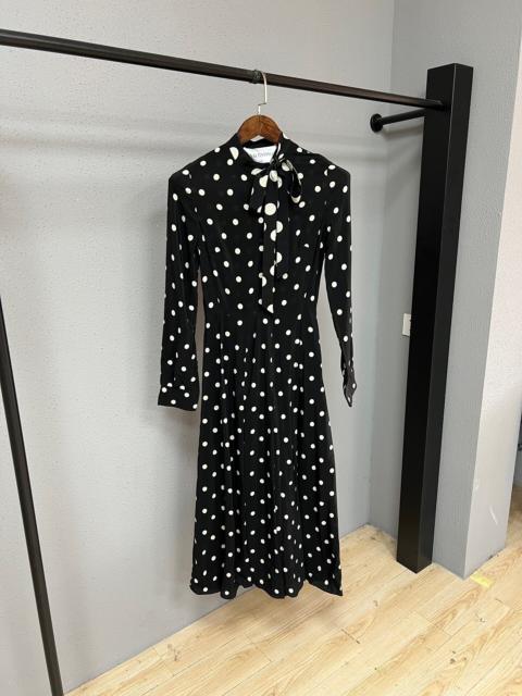 Valentino Valentino polka dot silk dress