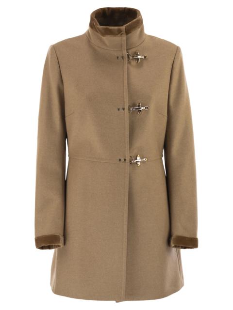 Other Designers Fay Women Virginia Coat In Mélange Wool Cloth