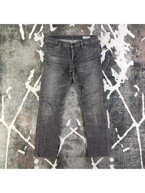 Other Designers Japanese Brand - Quadrophenia Faded Black Biker Jeans KJ2149