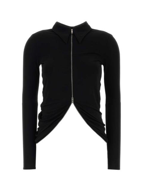 Alexander Wang Alexander Wang Women Black Stretch Viscose Shirt