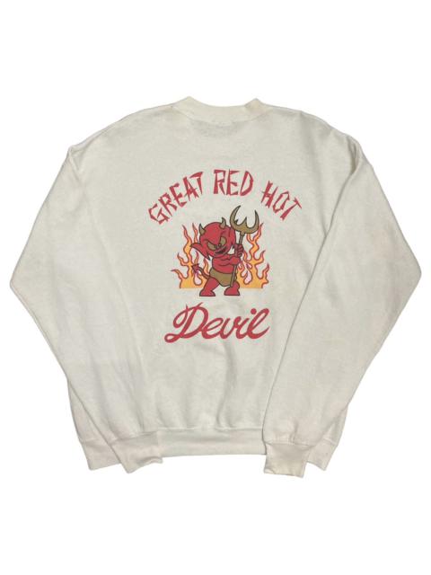 Other Designers Vintage Rare Great Red Hot Devil Dogtown Big Logo Sweatshirt