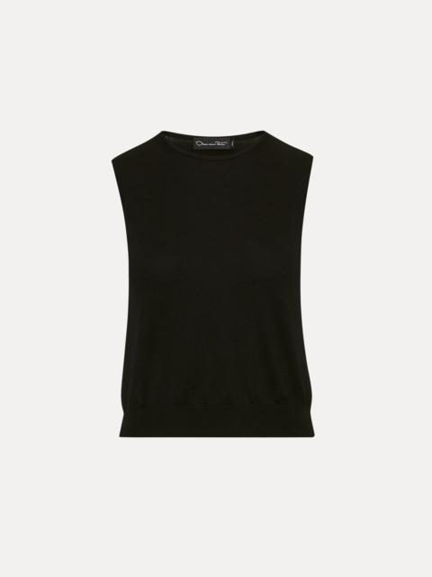 Oscar de la Renta WOOL-BLEND TANK