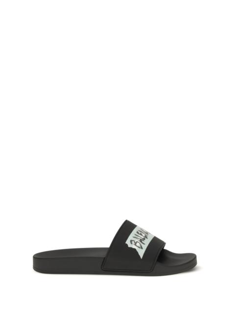 BALENCIAGA Balenciaga Men Slide Pool Slippers