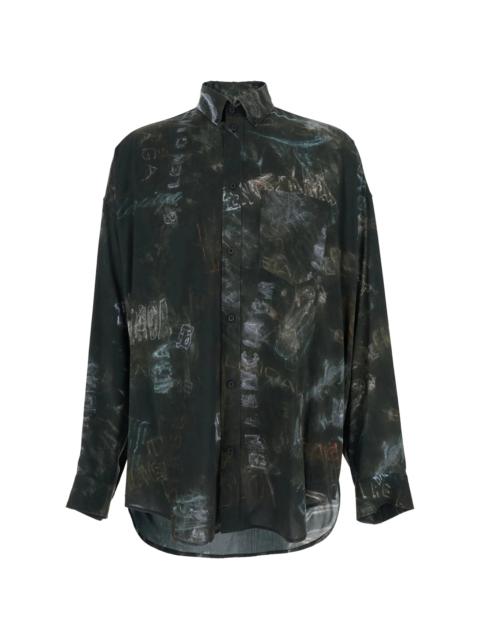 BALENCIAGA Balenciaga Chest-pocket Long-sleeve Shirt