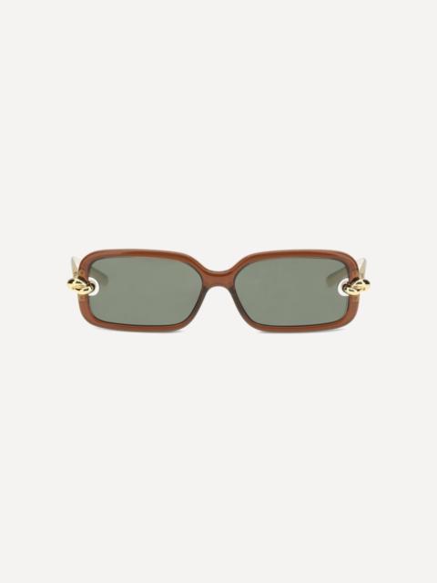 Bottega Veneta Knot rectangular Sunglasses