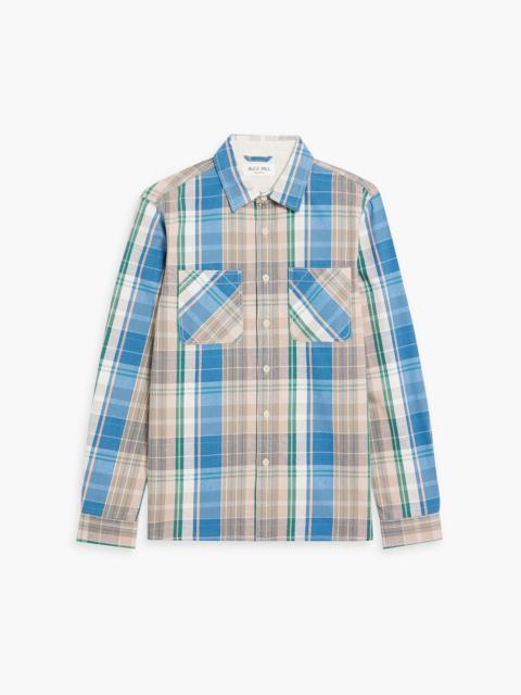 Other Designers Checked cotton-twill shirt