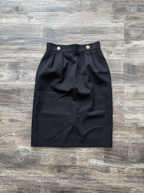 Dior Christian Dior Vintage 2 buttons Pencil Skirt