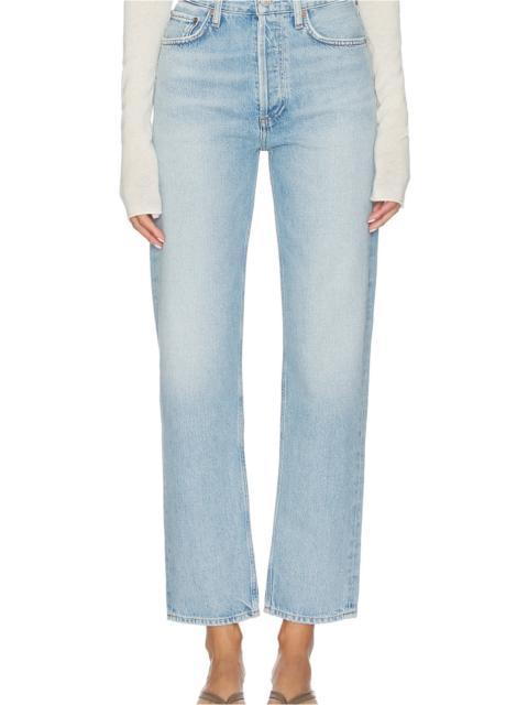 AGOLDE 90's Pinch Waist High Rise Straight Jeans