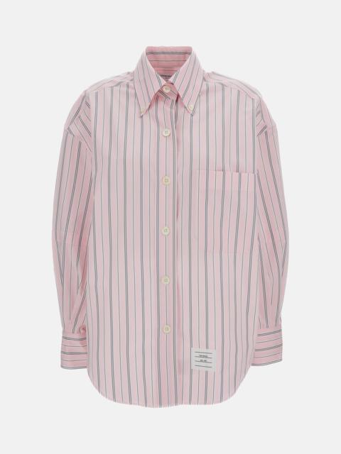 Thom Browne Thom Browne Women Supersized Striped Shirt