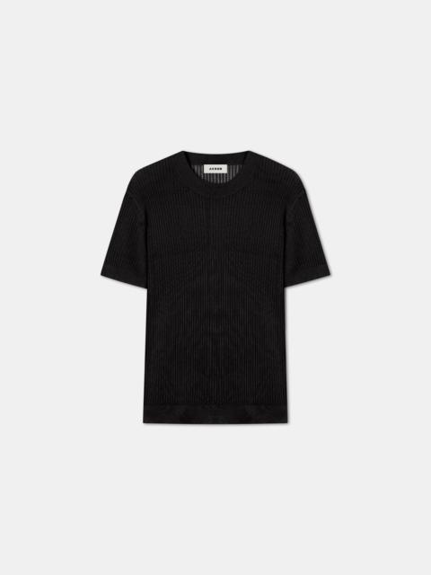 AERON SHALOTT
Ribbed relaxed T-shirt