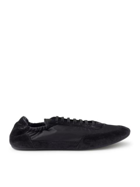 Prada Prada Men Collapse Sneakers In Re-Nylon And Suede