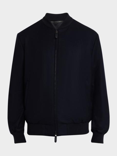 Men's Cashmere Bomber Jacket