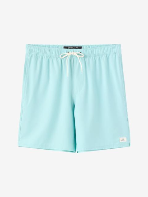 O'Neill Lennox Hermosa Solid Volley 17" Swim Trunks