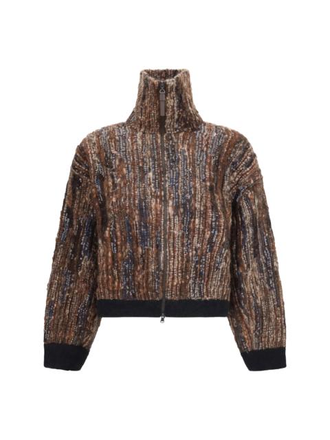 Brunello Cucinelli Brunello Cucinelli Women Perforated Zip Cardigan