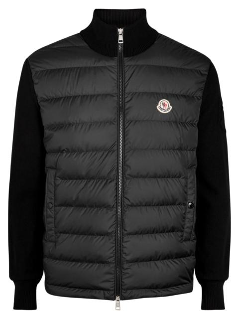 Moncler Moncler Quilted Cotton and Shell Jacket