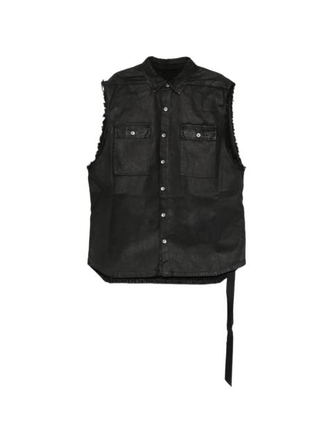 Rick Owens DRKSHDW Rick Owens Drkshdw Sleeveless Denim Gilet