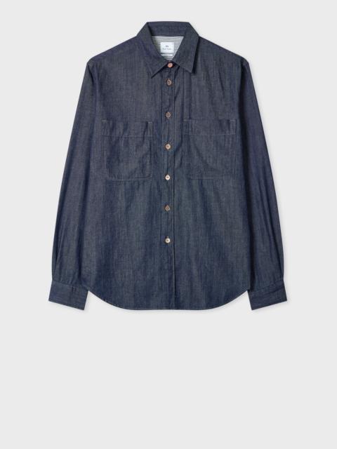 Paul Smith Casual-Fit Indigo Rinse Denim Shirt