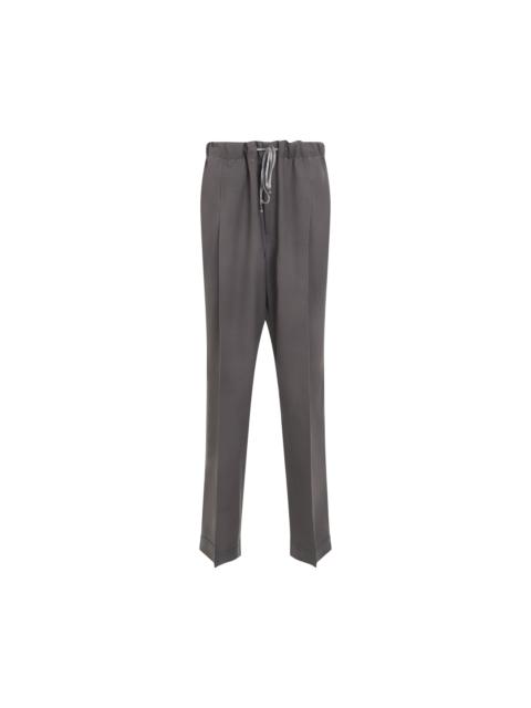 Maison Margiela Wool Trousers in Grey