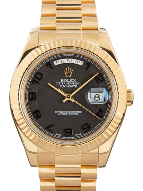 ROLEX Rolex President Day-Date II Ref 218238 18k Yellow Gold
